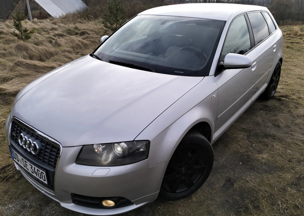 Audi A3 cena 16999 przebieg: 206700, rok produkcji 2007 z Chojnów małe 742